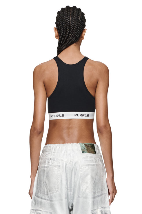 PURPLE BRAND W8003 Rib bralette Womens Apparel